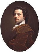 Allan Ramsay Self portrait oil